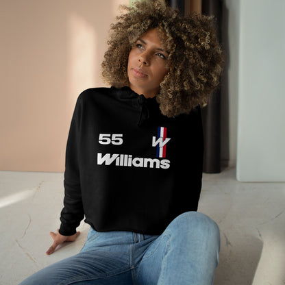 Williams x Carlos Sainz #55 // Crop Hoodie