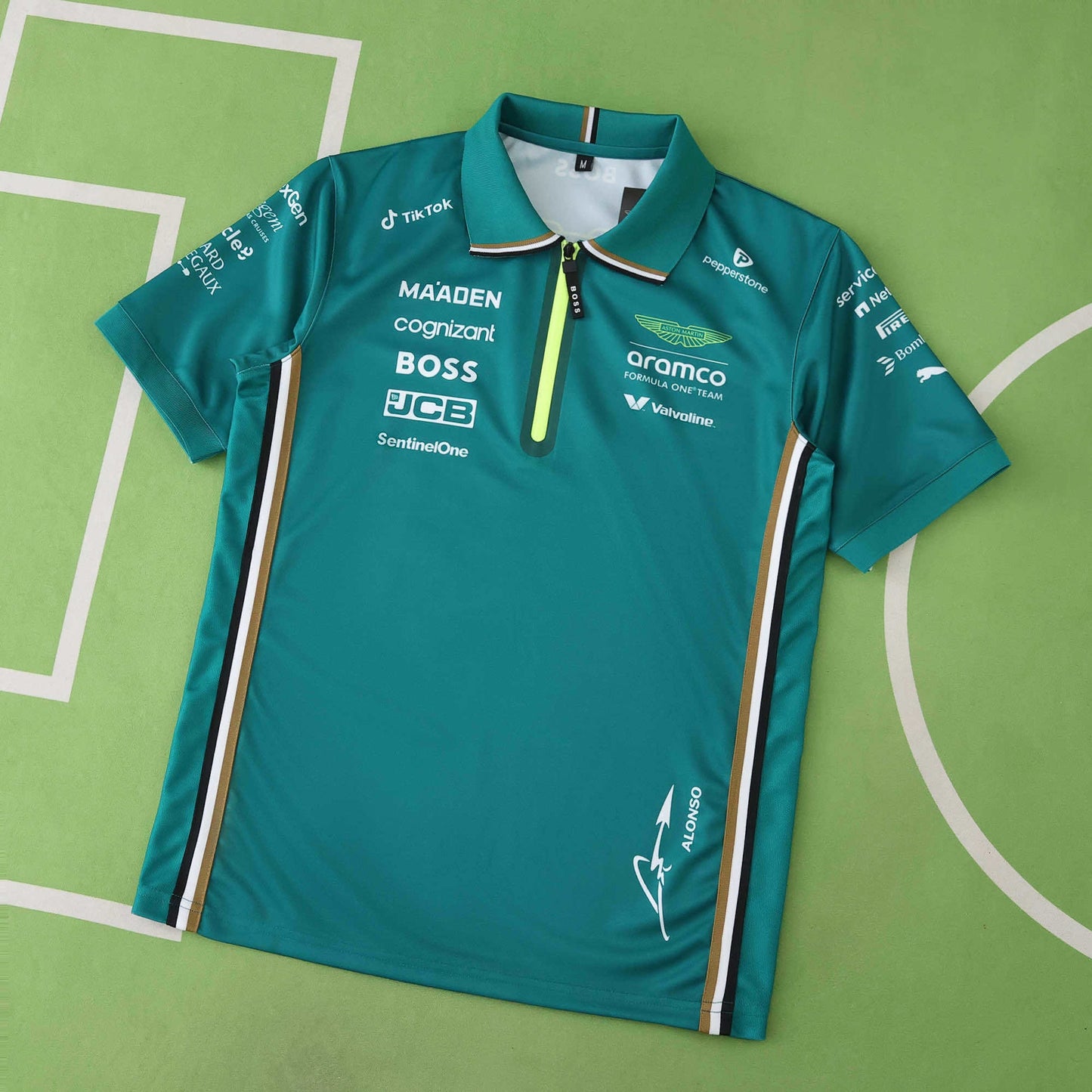 Fernando Alonso - Aston Martin Polo Jersey 2025