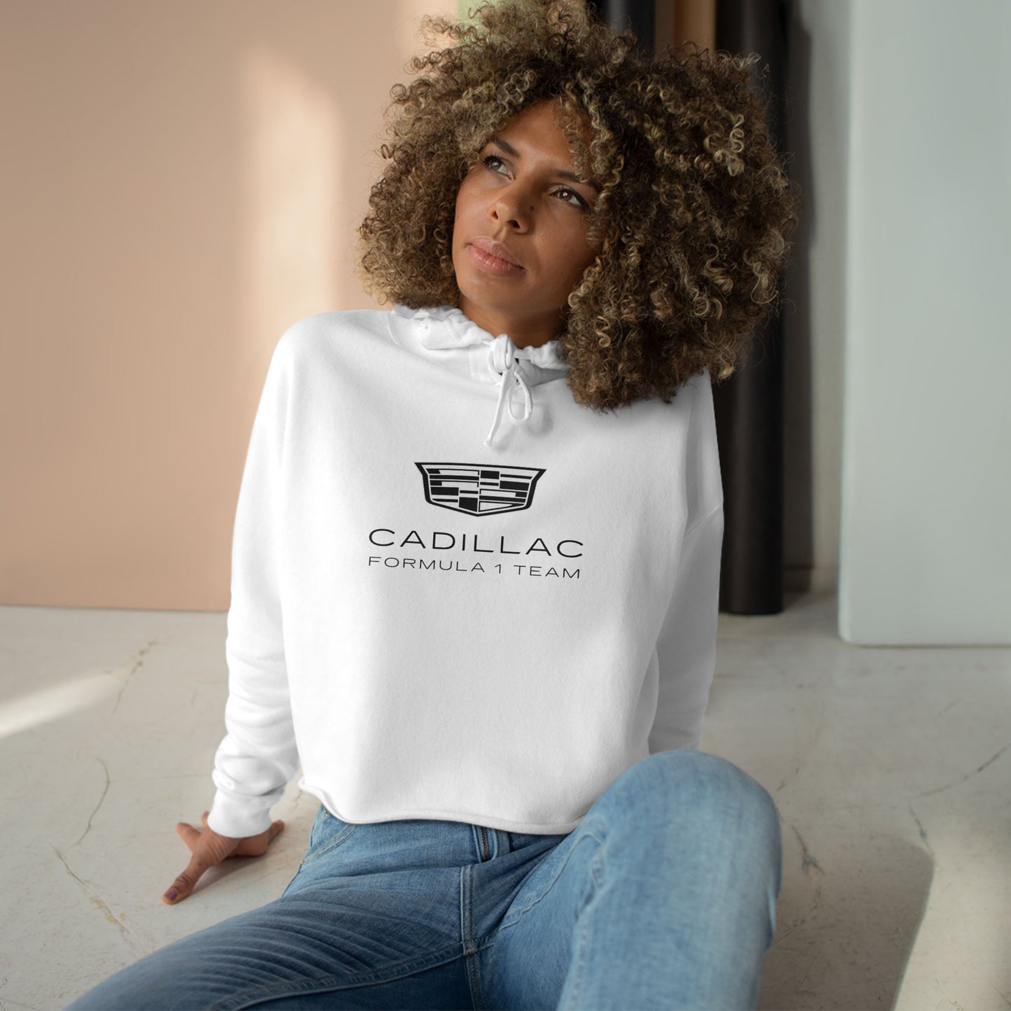 Cadillac F1 Team // Crop Hoodie