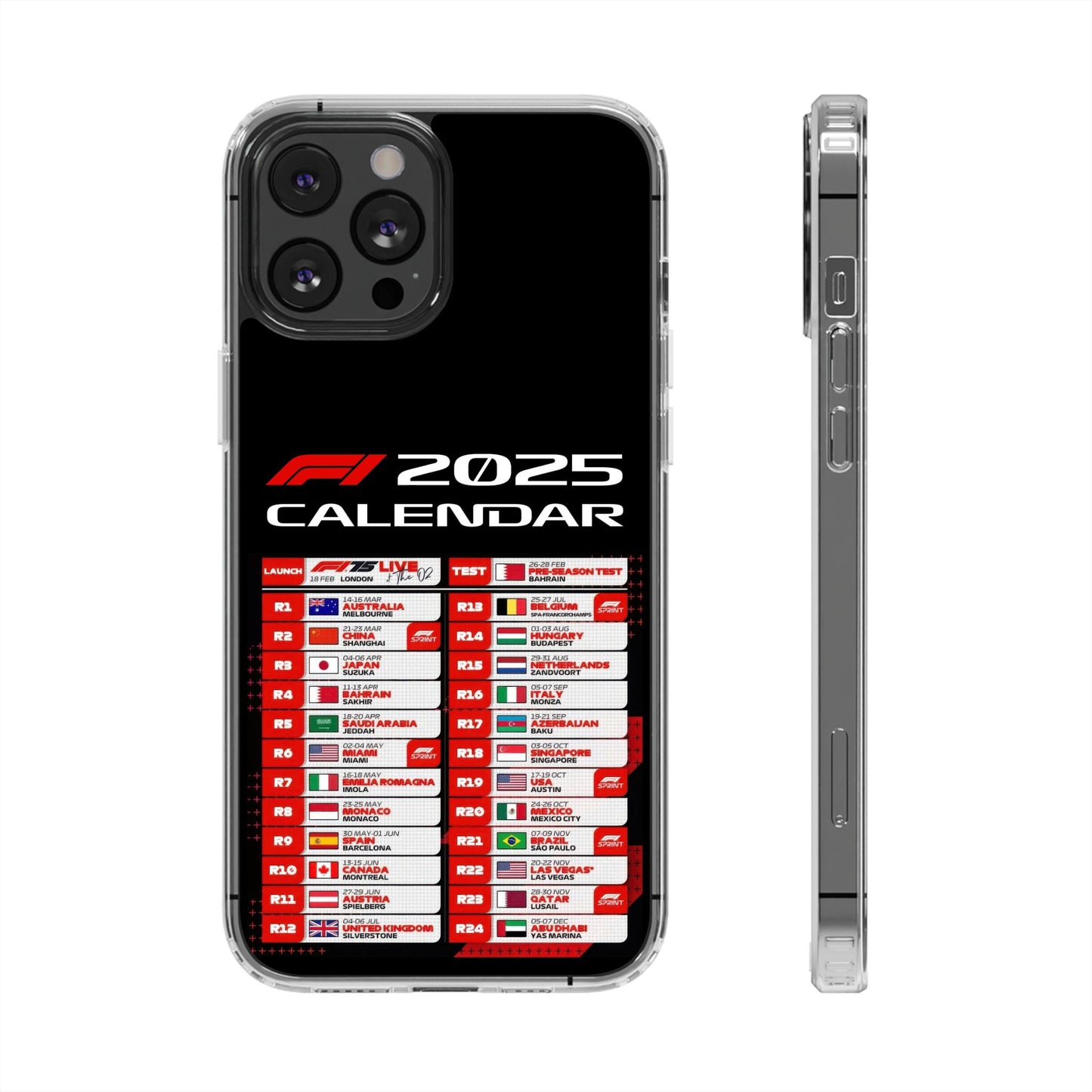 F1 Calendar 2025