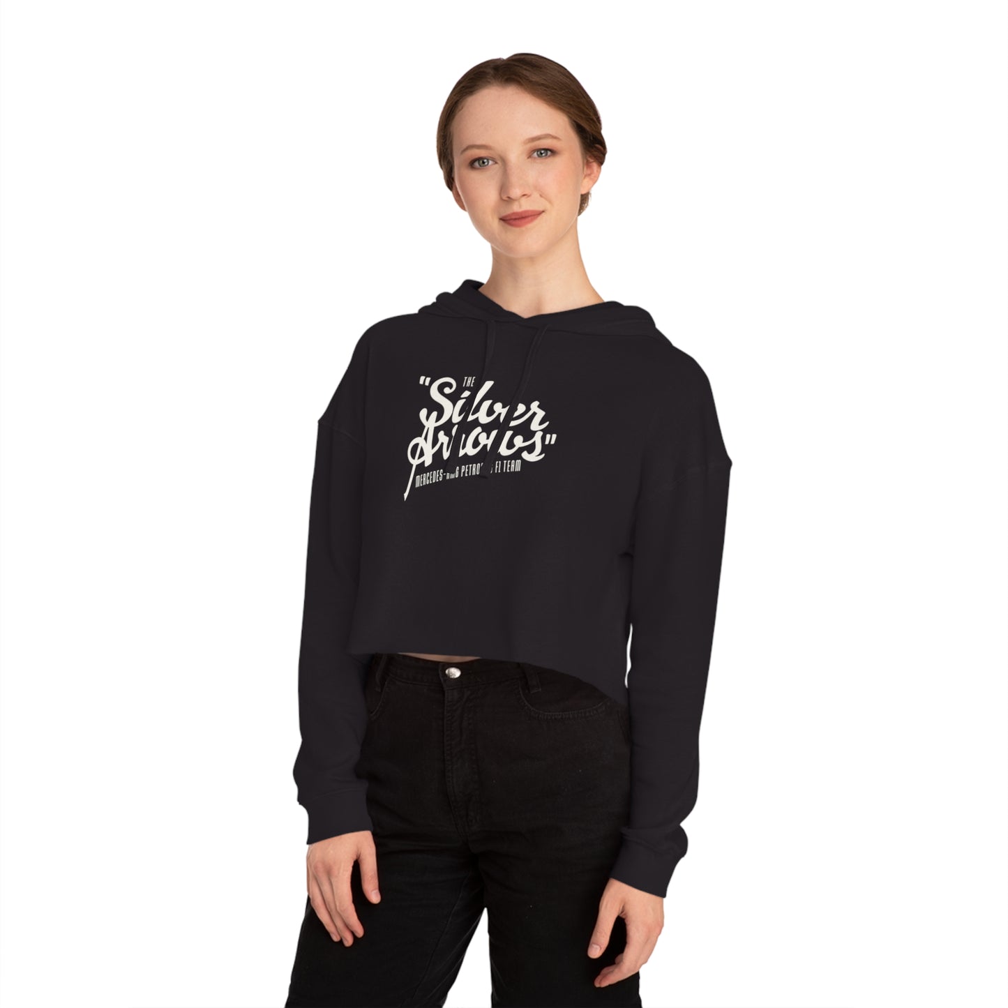 Mercedes-AMG Silver Arrows // Crop Hoodie
