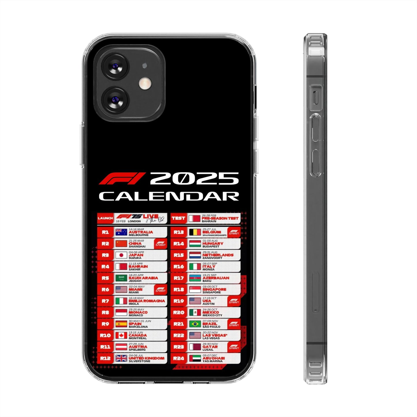 F1 Calendar 2025