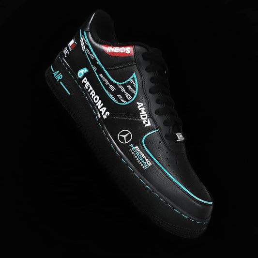 Lewis Hamilton x Mercedes AMG F1 // Nike Air Force 1