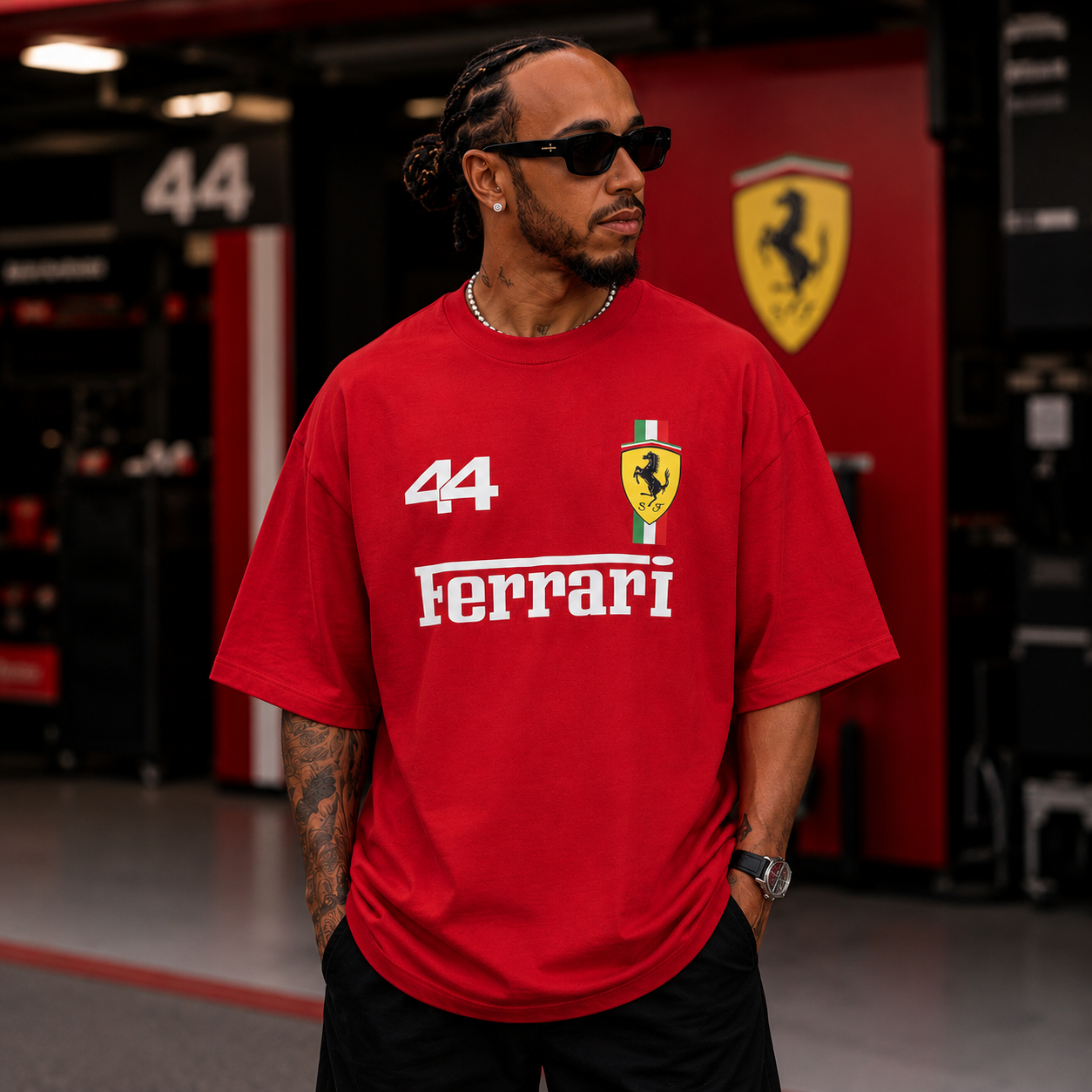 Lewis Hamilton #44 // Unisex Oversized T-Shirt