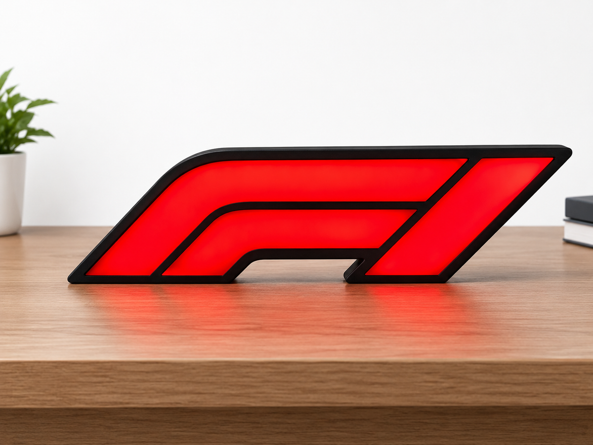 Formula 1 Logo Display Lamp - 3D Print