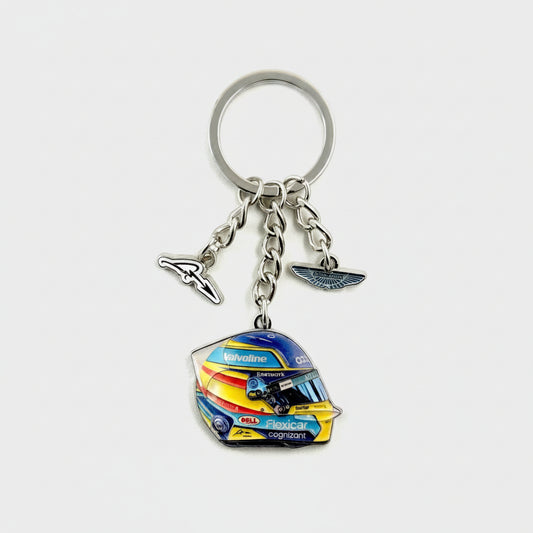 Fernando Alonso Helmet Keychains
