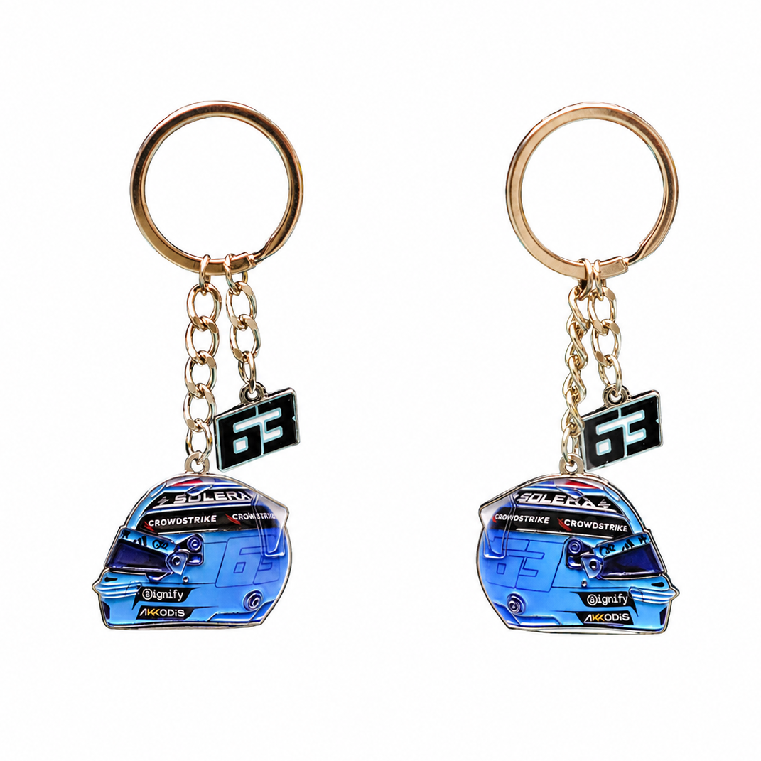 George Russell Helmet Keychains
