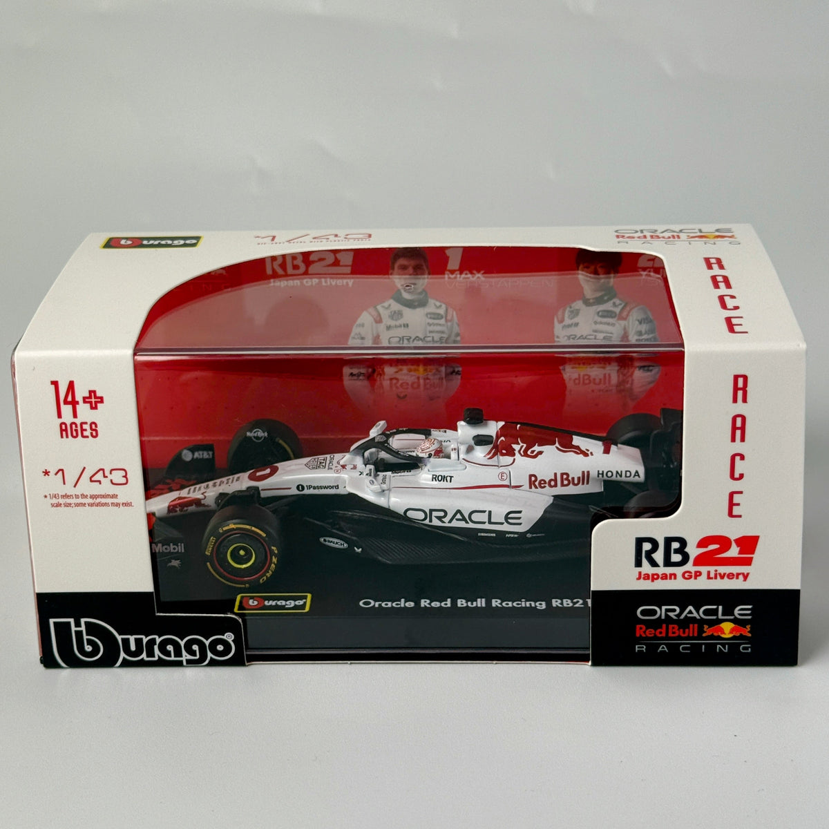Max Verstappen #1 - RedBull Racing RB21 Japan Spl Livery | 1:43 Scale model