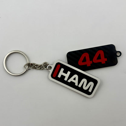 F1 Driver Tag Keychains