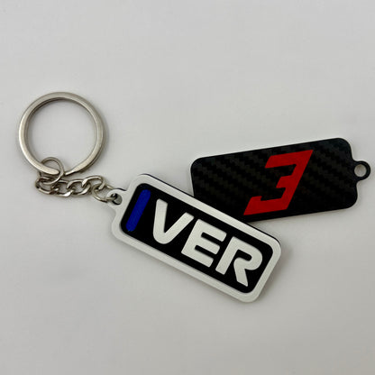 F1 Driver Tag Keychains