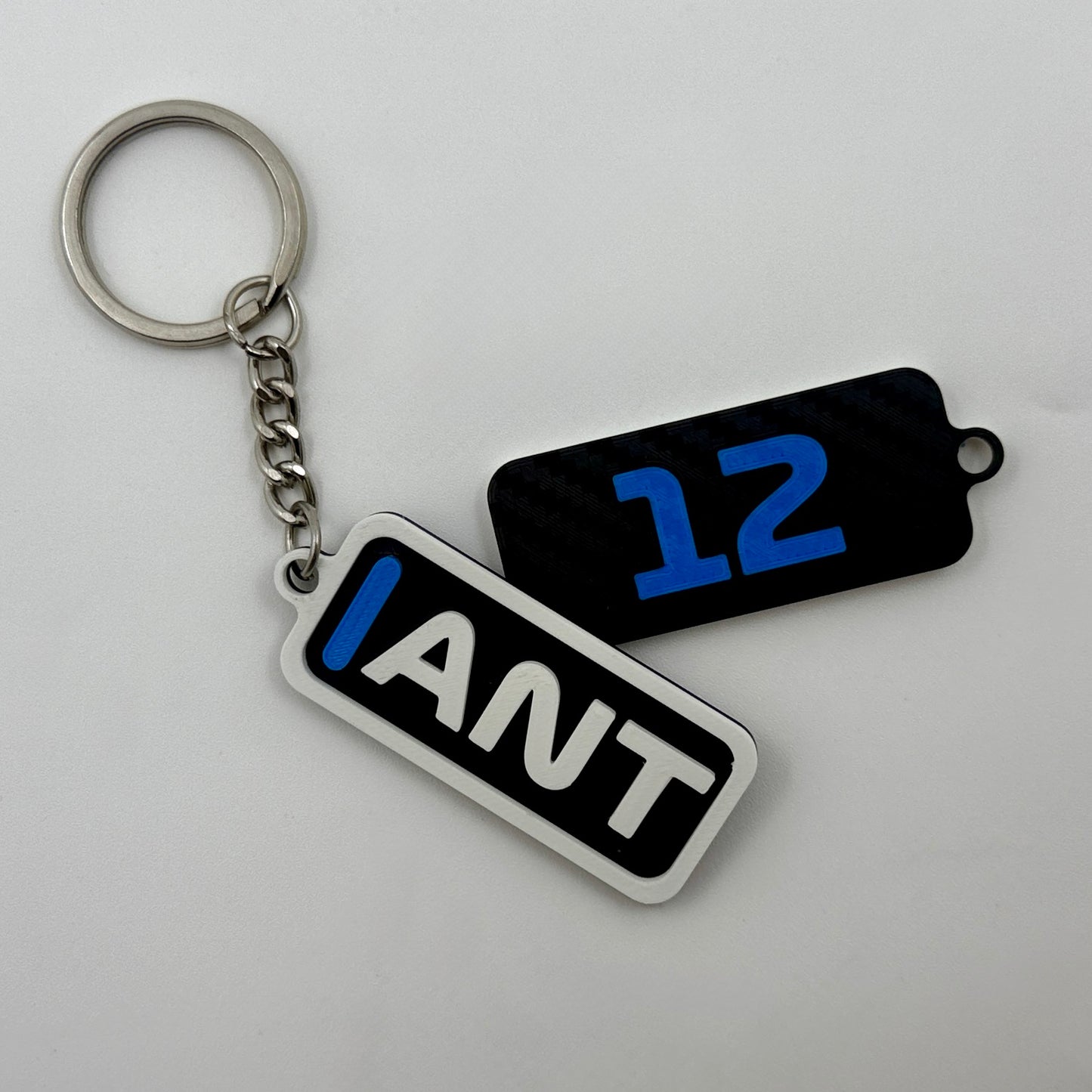 F1 Driver Tag Keychains