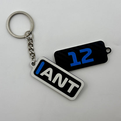 F1 Driver Tag Keychains