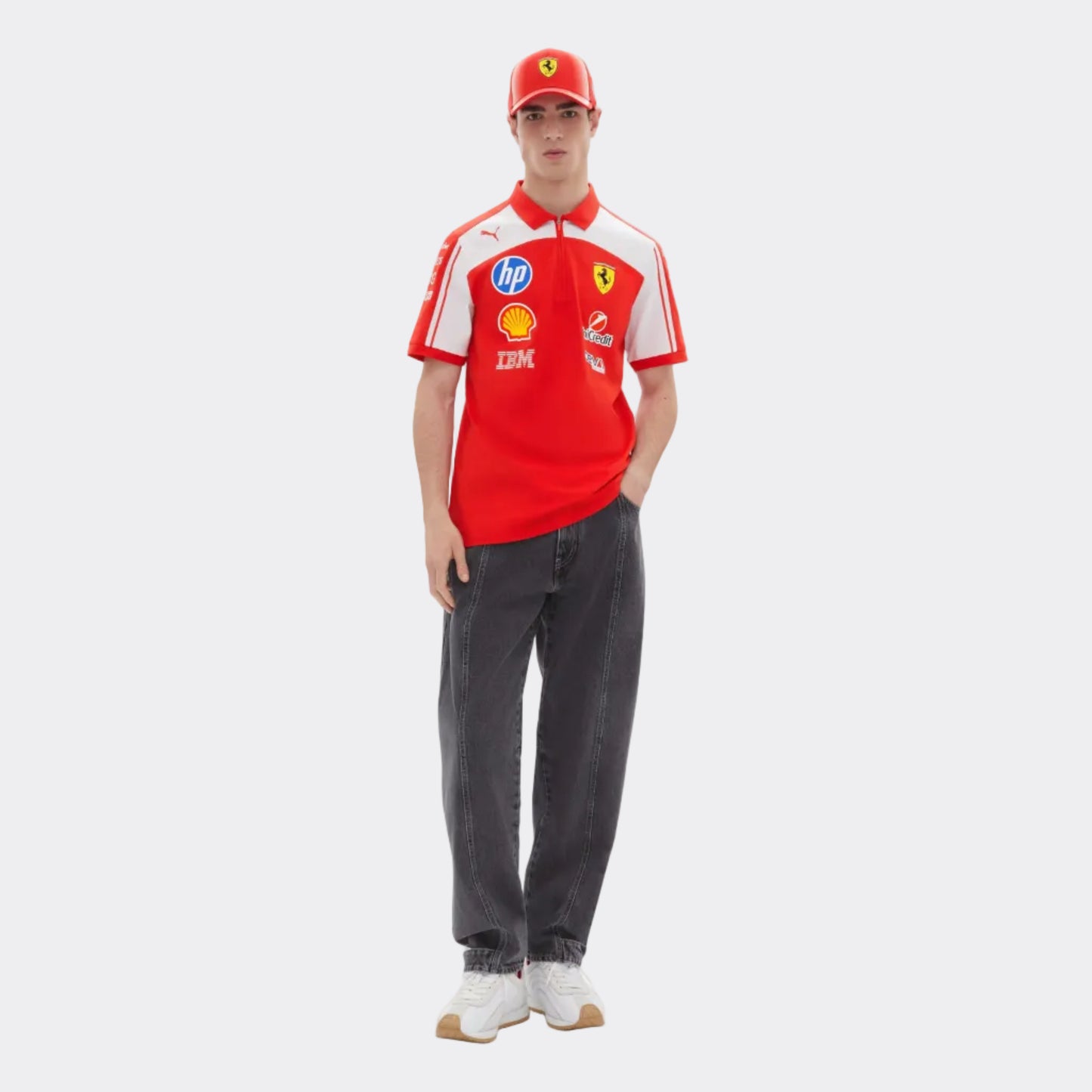 Scuderia Ferrari Team Polo Jersey 2026
