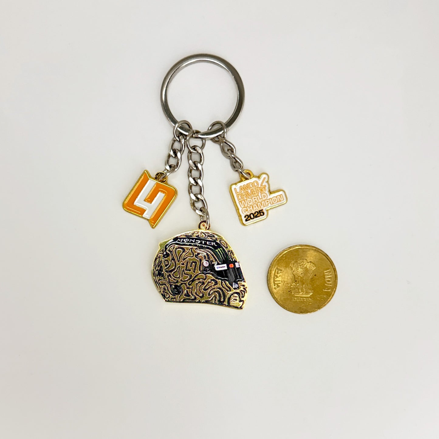 Lando Norris World Champion Helmet Keychains