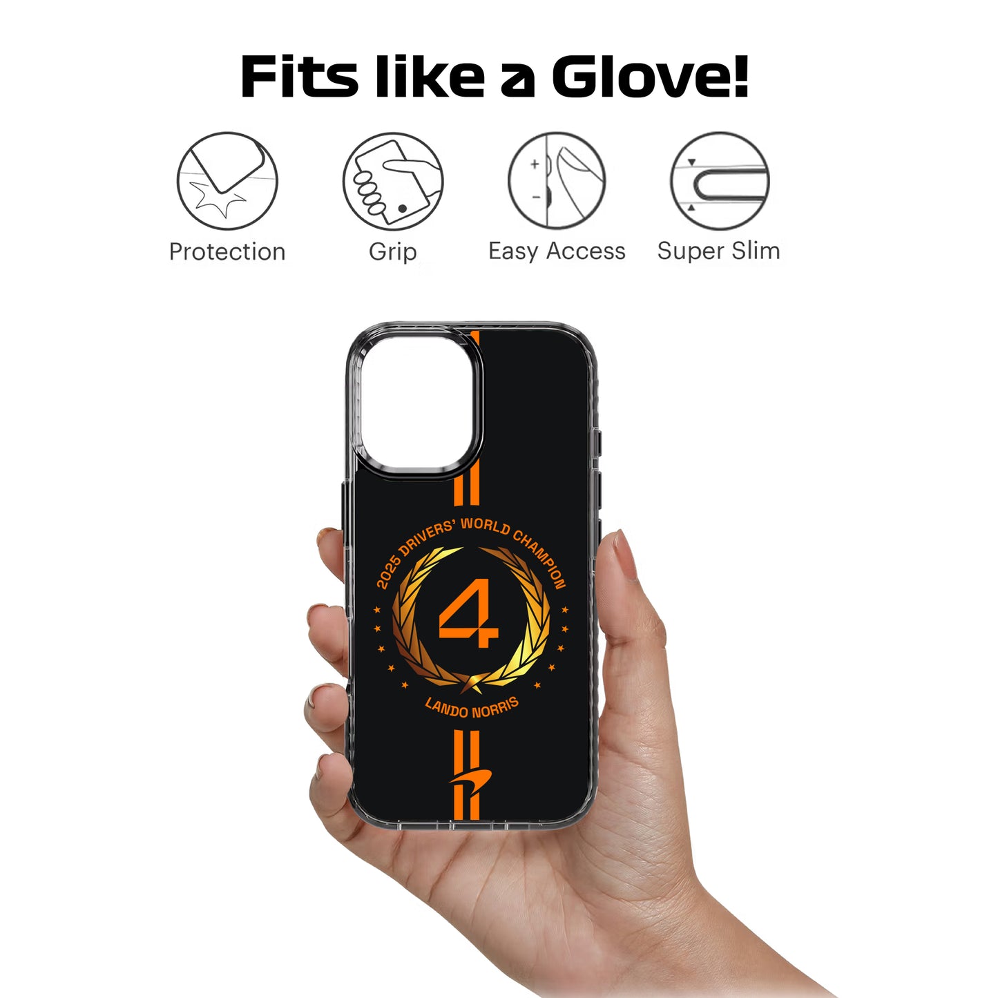 Lando Norris WDC 2025 // Phone Case