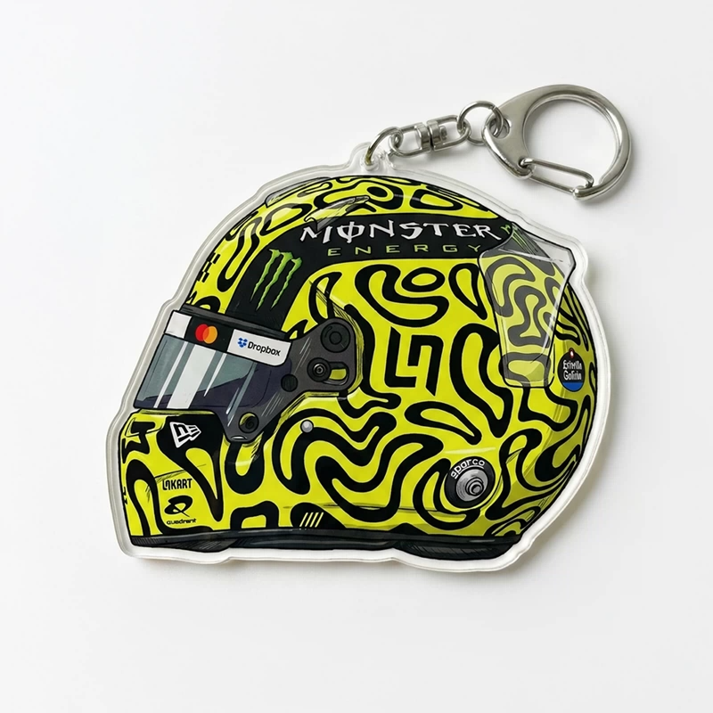 Lando Norris Helmet Keychains