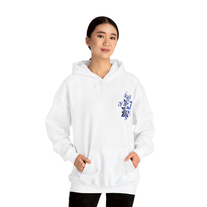 Unleash the Lion Delft Blue - Unisex Hoodie