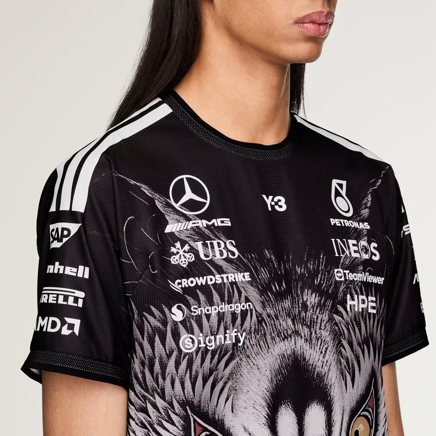 Mercedes Y-3 Jersey Tee