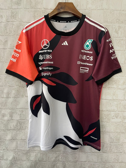 Mercedes-AMG 2025 Miami Floral Jersey Tee
