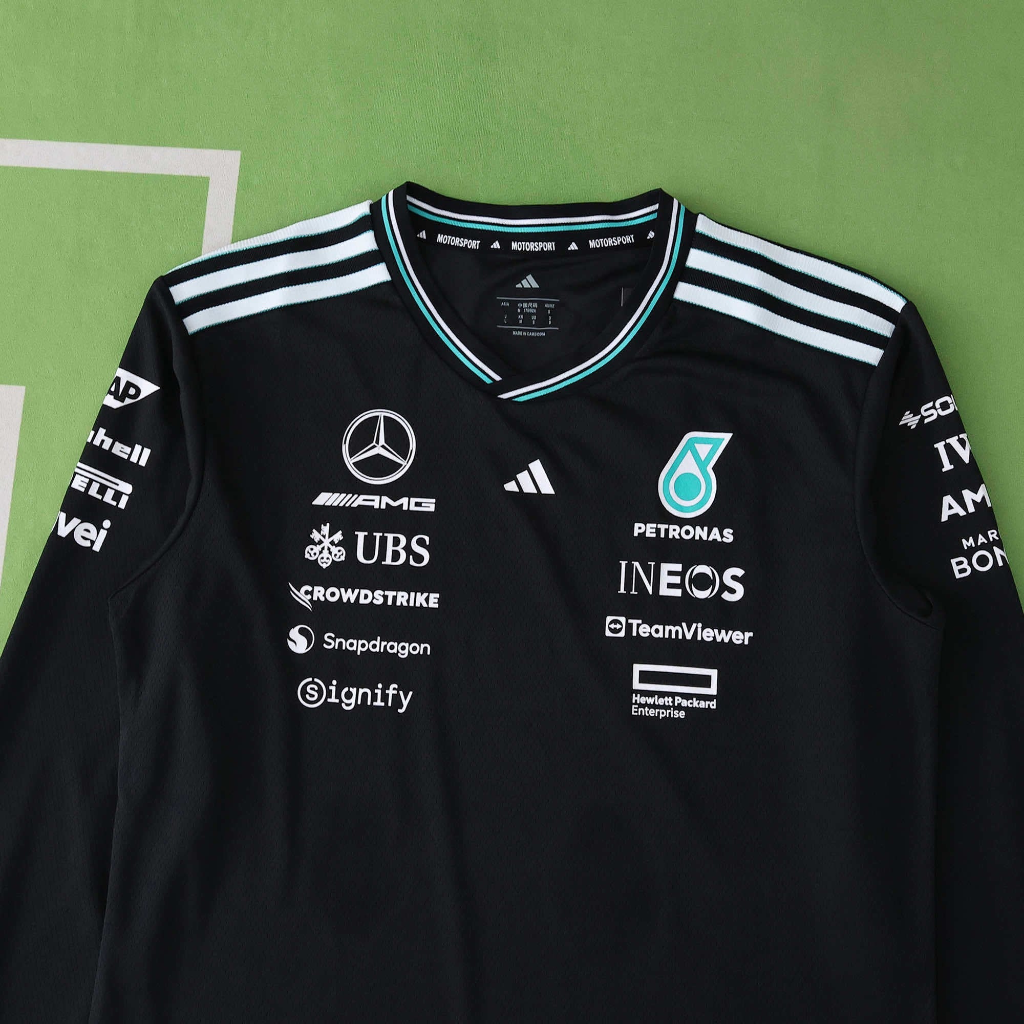 Mercedes-AMG Petronas Long Sleeve Jersey Tee 2025 – 1lessidiot
