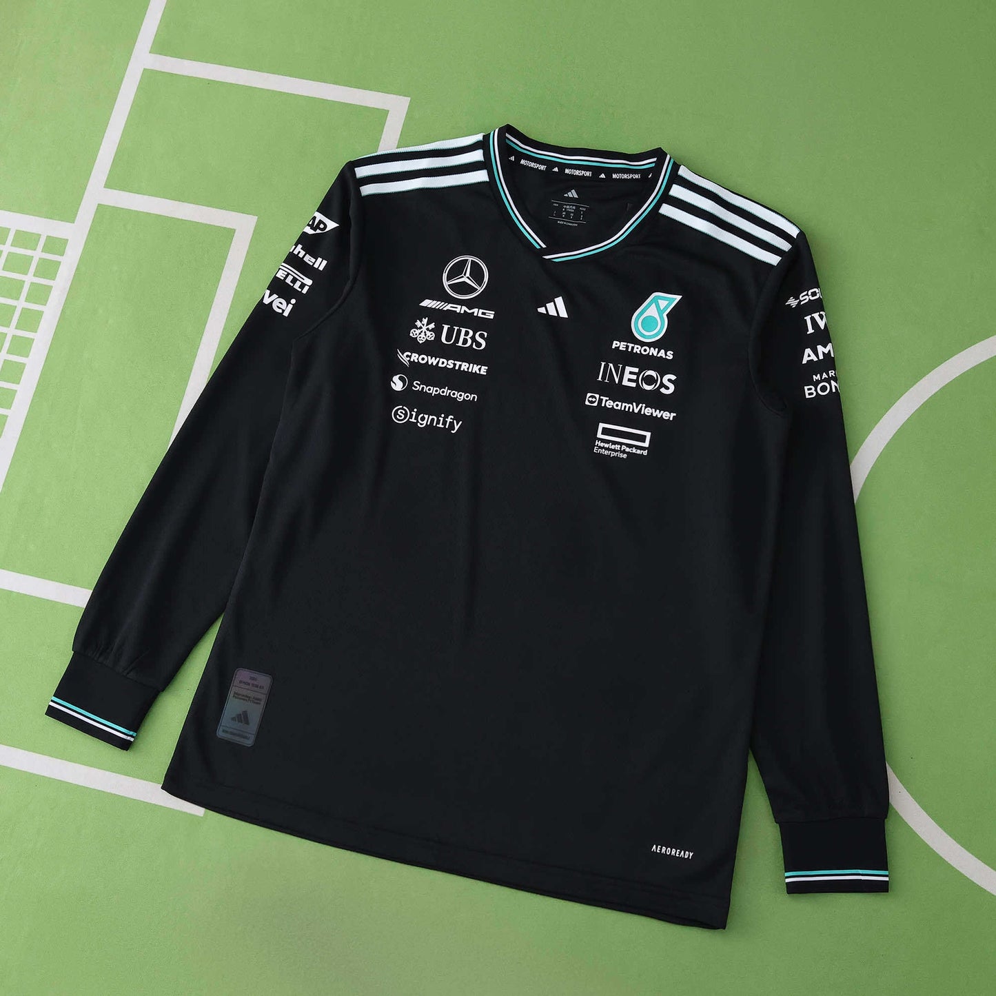 Mercedes-AMG Petronas Long Sleeve Jersey Tee 2025