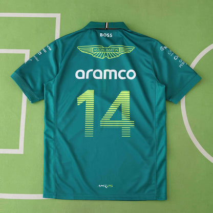 Fernando Alonso - Aston Martin Polo Jersey 2025