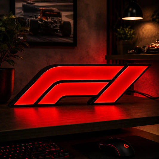 Formula 1 Logo Display Lamp - 3D Print