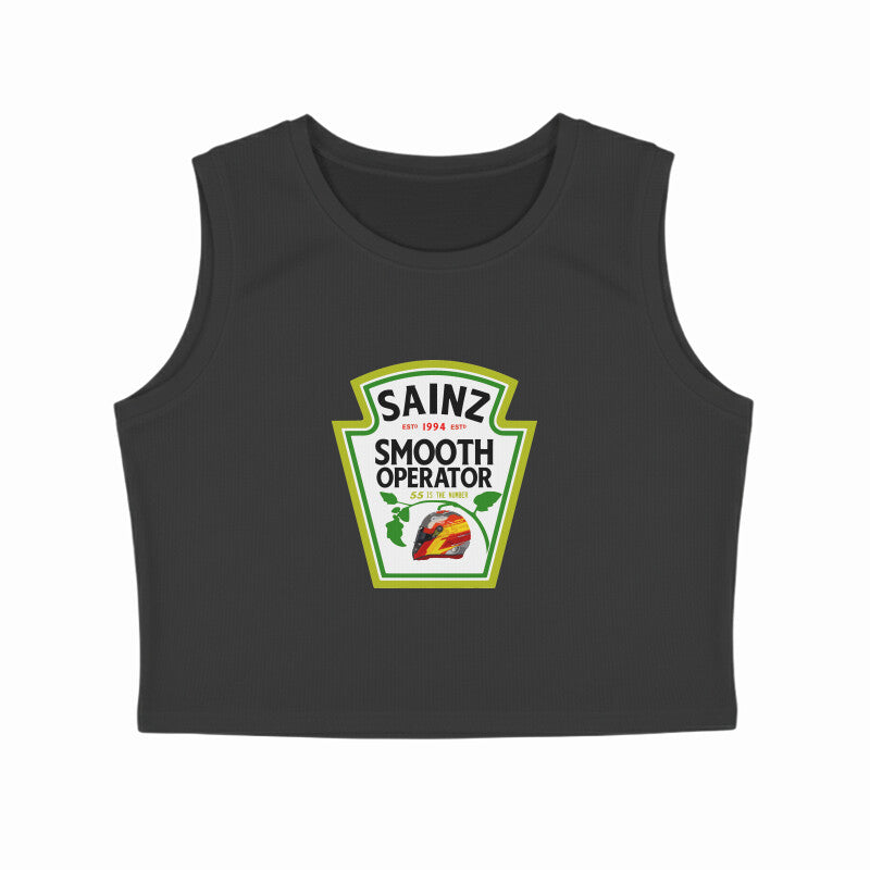 Carlos Sainz - Smooth Operator // Crop Tank Top