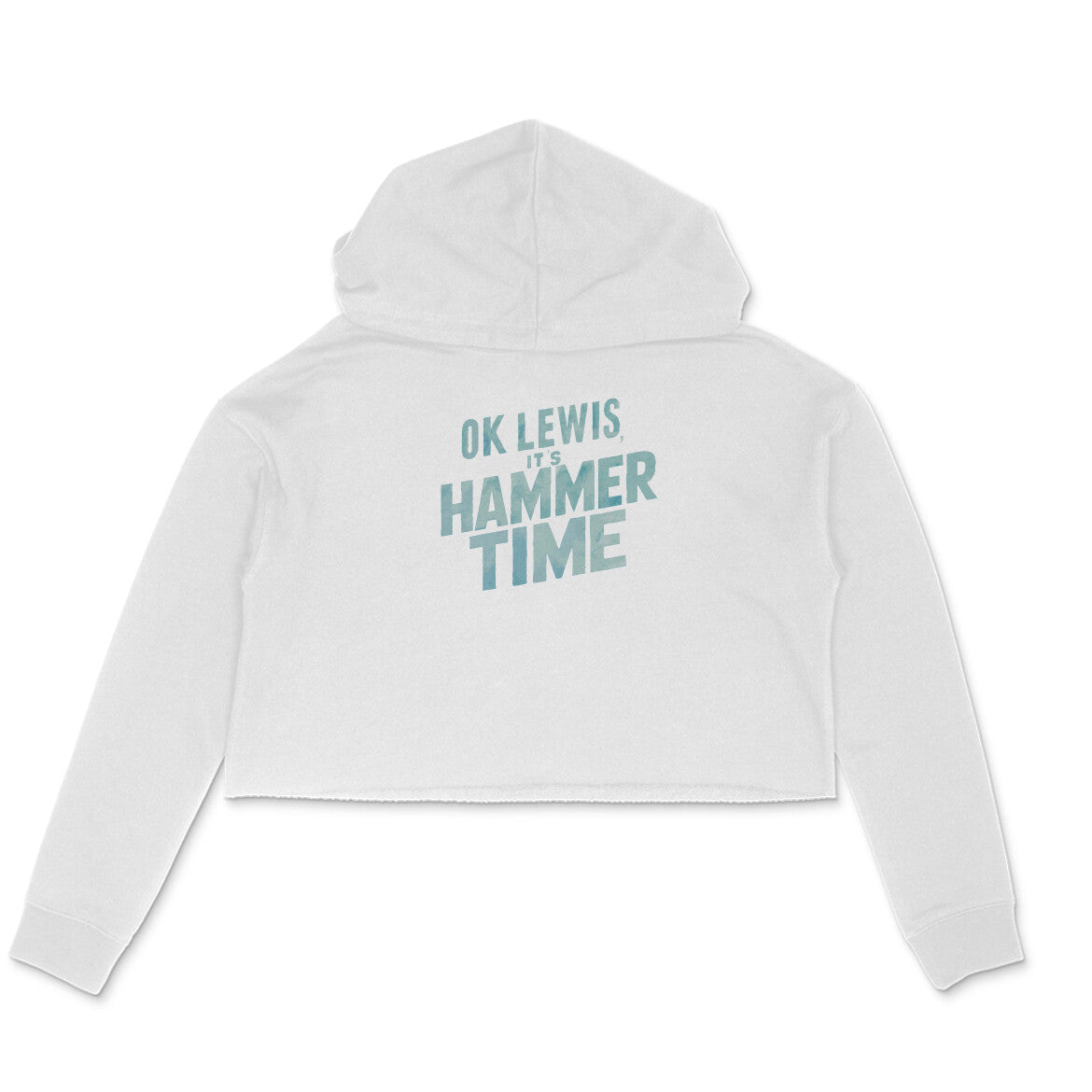 Hammer Time // Crop hoodie