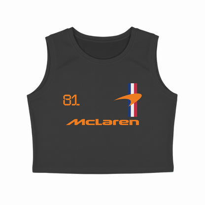 Oscar Piastri #81 // Crop Tank Top