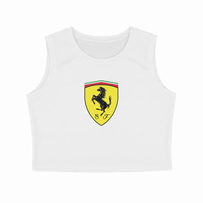Ferrari Shield // Crop Tank Top
