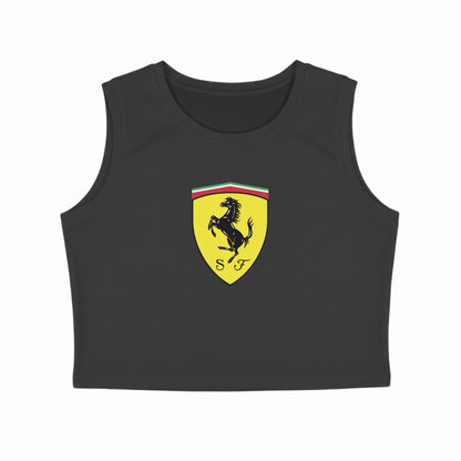 Ferrari Shield // Crop Tank Top