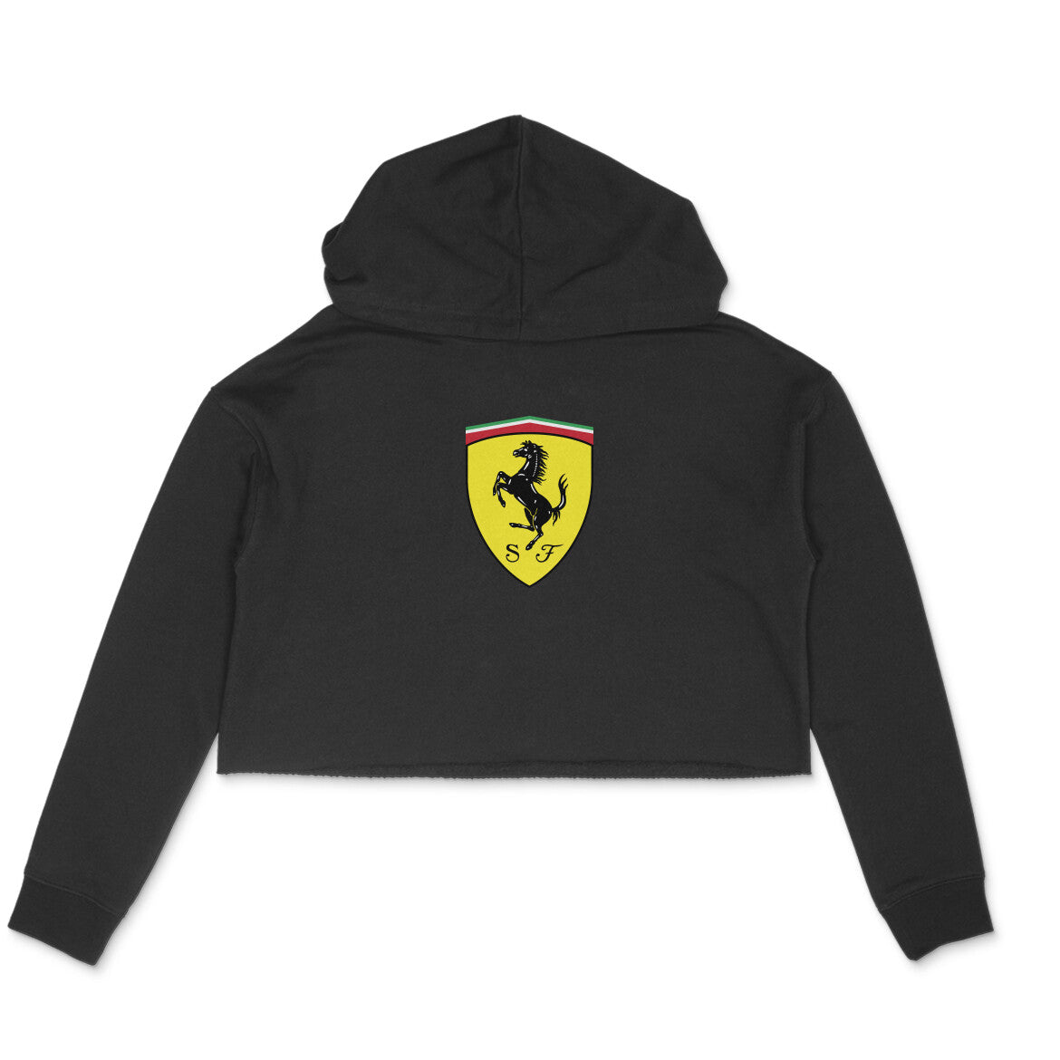 Ferrari Shield // Crop Hoodie