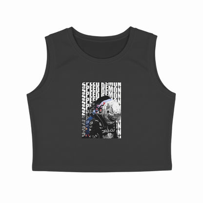 Max Verstappen - Speed Demon // Crop Tank Top