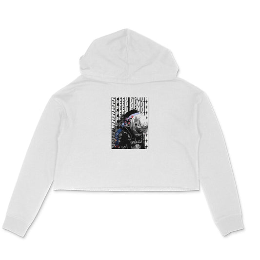 Max Verstappen - Speed Demon // Crop Hoodie