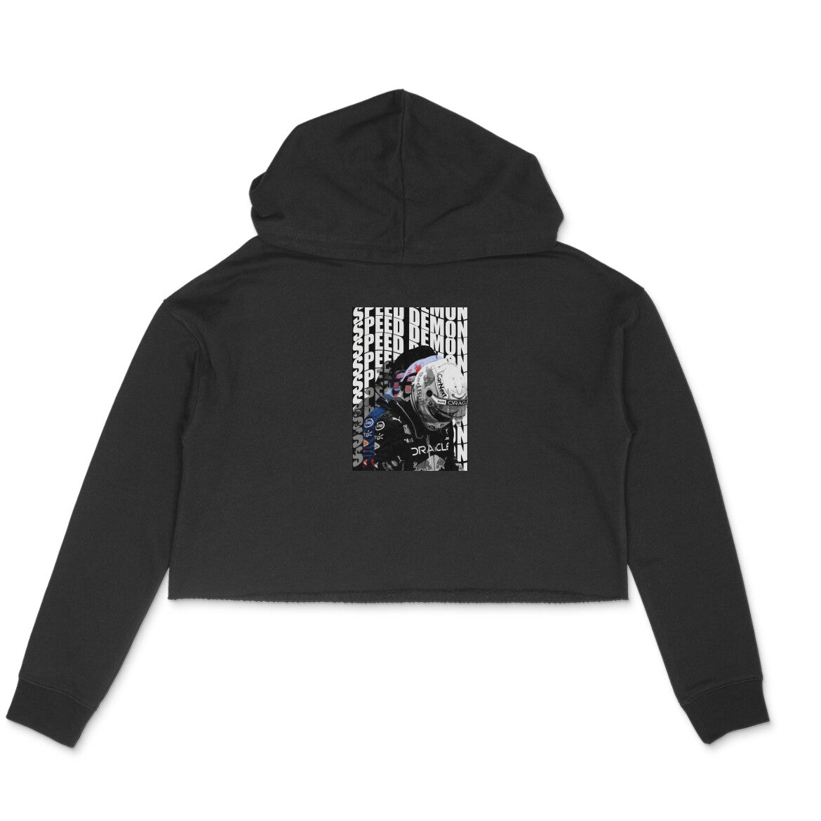 Max Verstappen - Speed Demon // Crop Hoodie