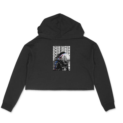 Max Verstappen - Speed Demon // Crop Hoodie