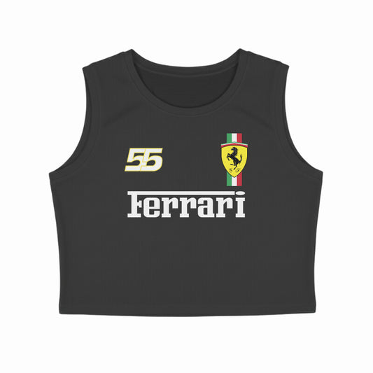Ferrari x 55 // Crop Tank Top