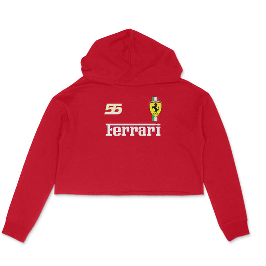 Ferrari x 55 // Crop Hoodie