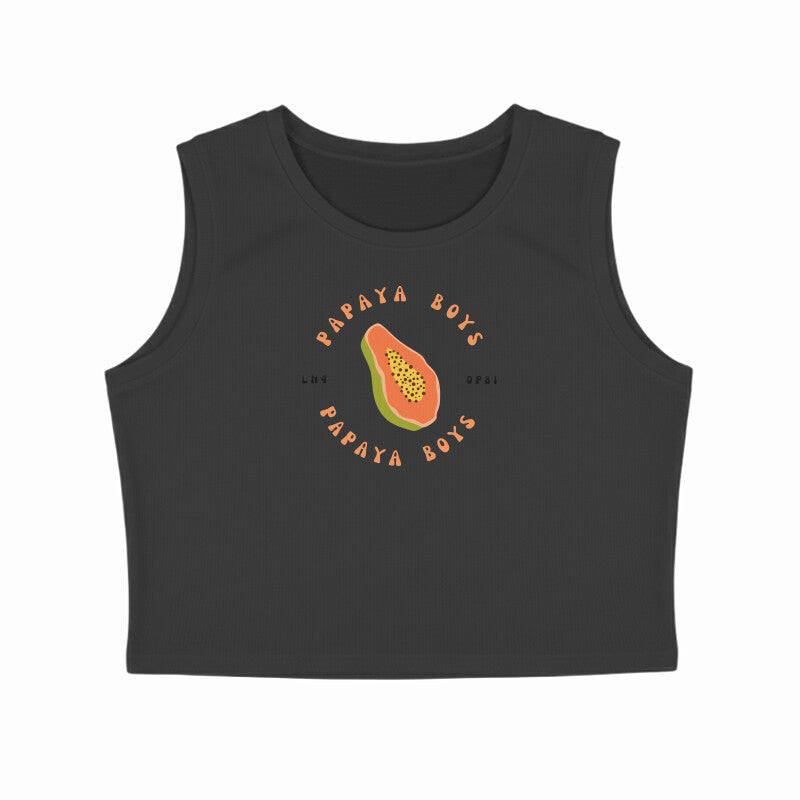 Papaya Boys // Crop Tank Top