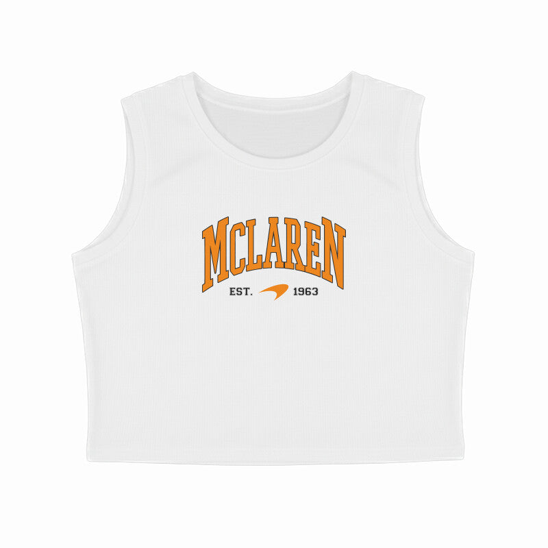 McLaren Old School // Crop Tank Top