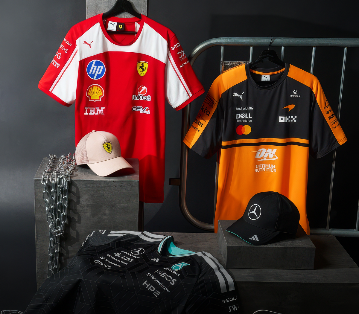 Premium F1 merch.