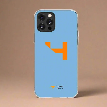 F1 iPhone Cover Lando Norris #4 on display