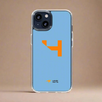 F1 iPhone Cover Lando Norris #4 on display