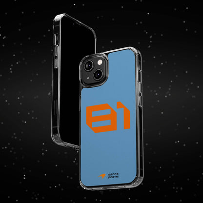 Two F1 iPhone Covers Oscar Piastri #81 in space