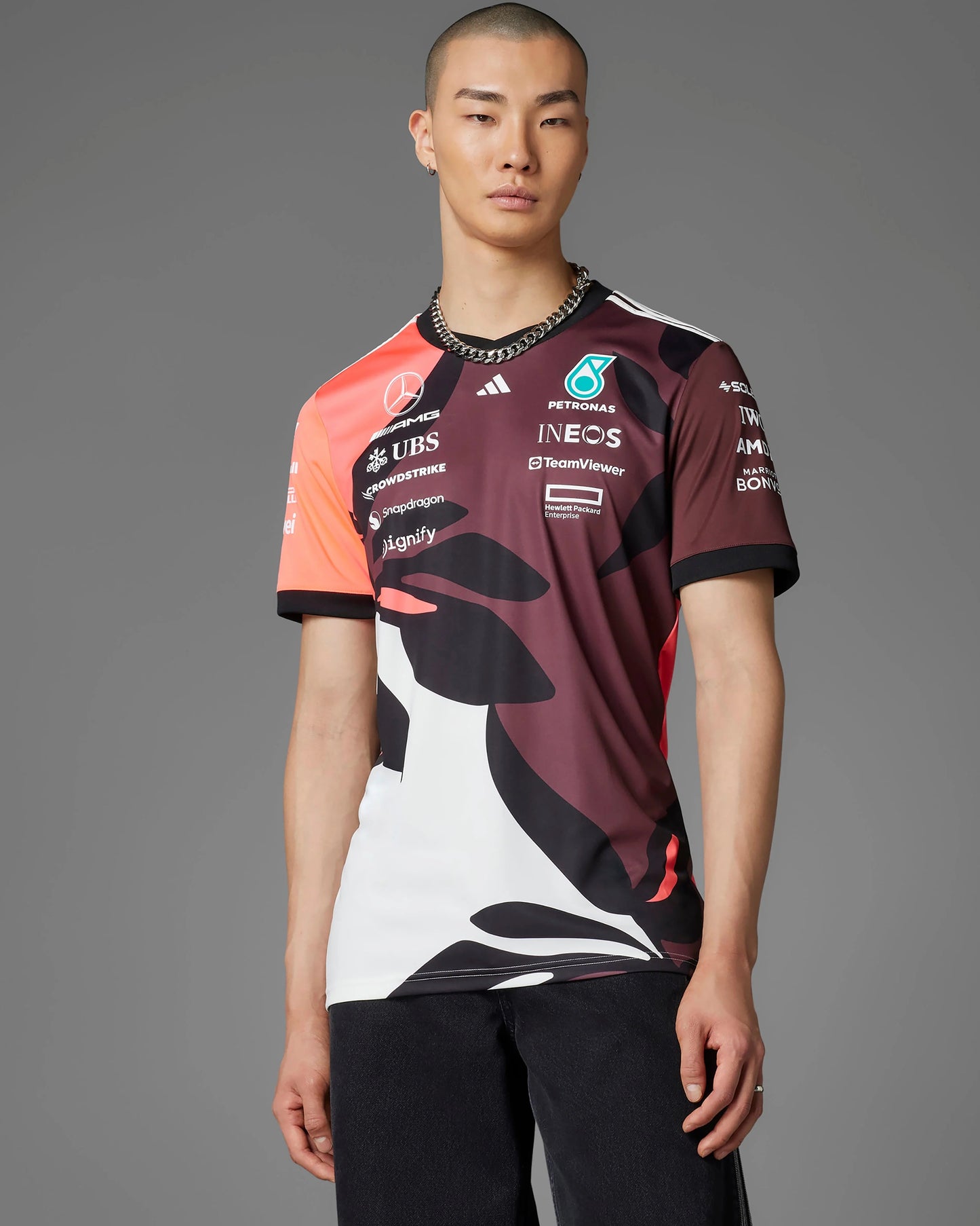 Mercedes-AMG 2025 Miami Floral Jersey Tee