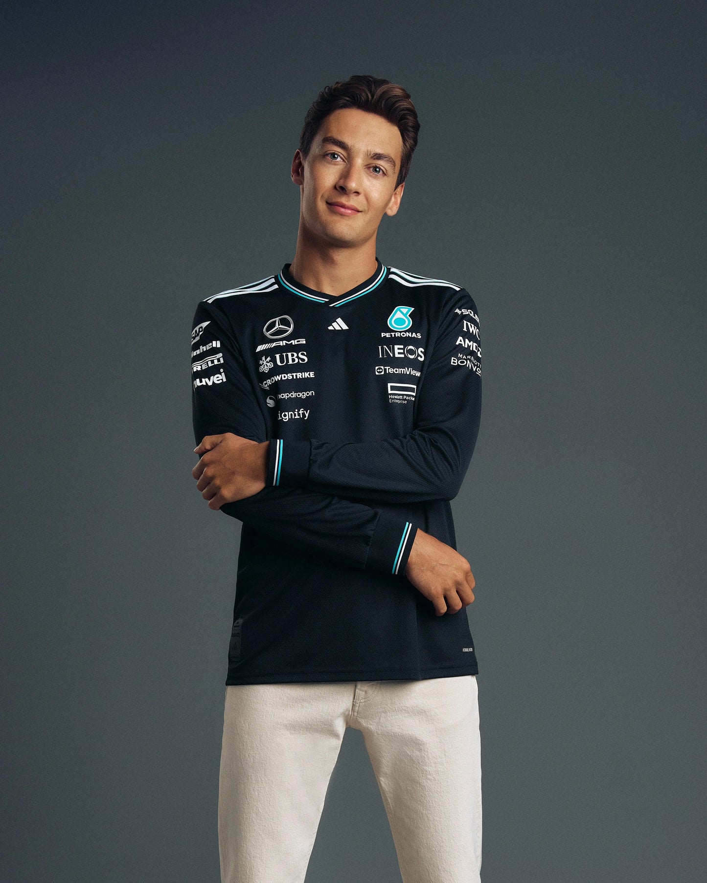 Mercedes-AMG Petronas Long Sleeve Jersey Tee 2025