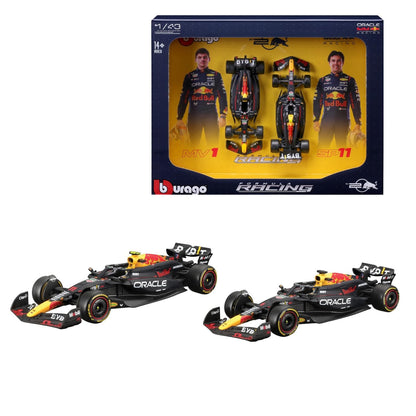 2024 RedBull RB20 set of 2 cars 1:43 diecast scale models (Bburagp Brand)