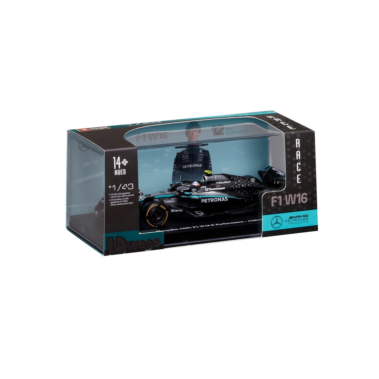 Kimi Antonelli #12 - Mercedes-AMG W16 2025 // 1:43 Scale model