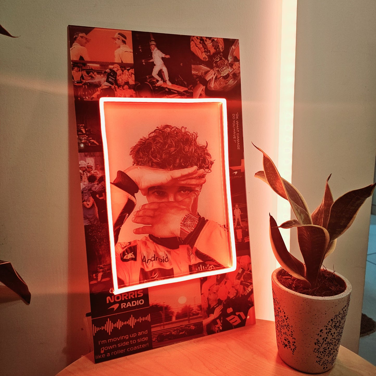 Lando Norris Neon LED